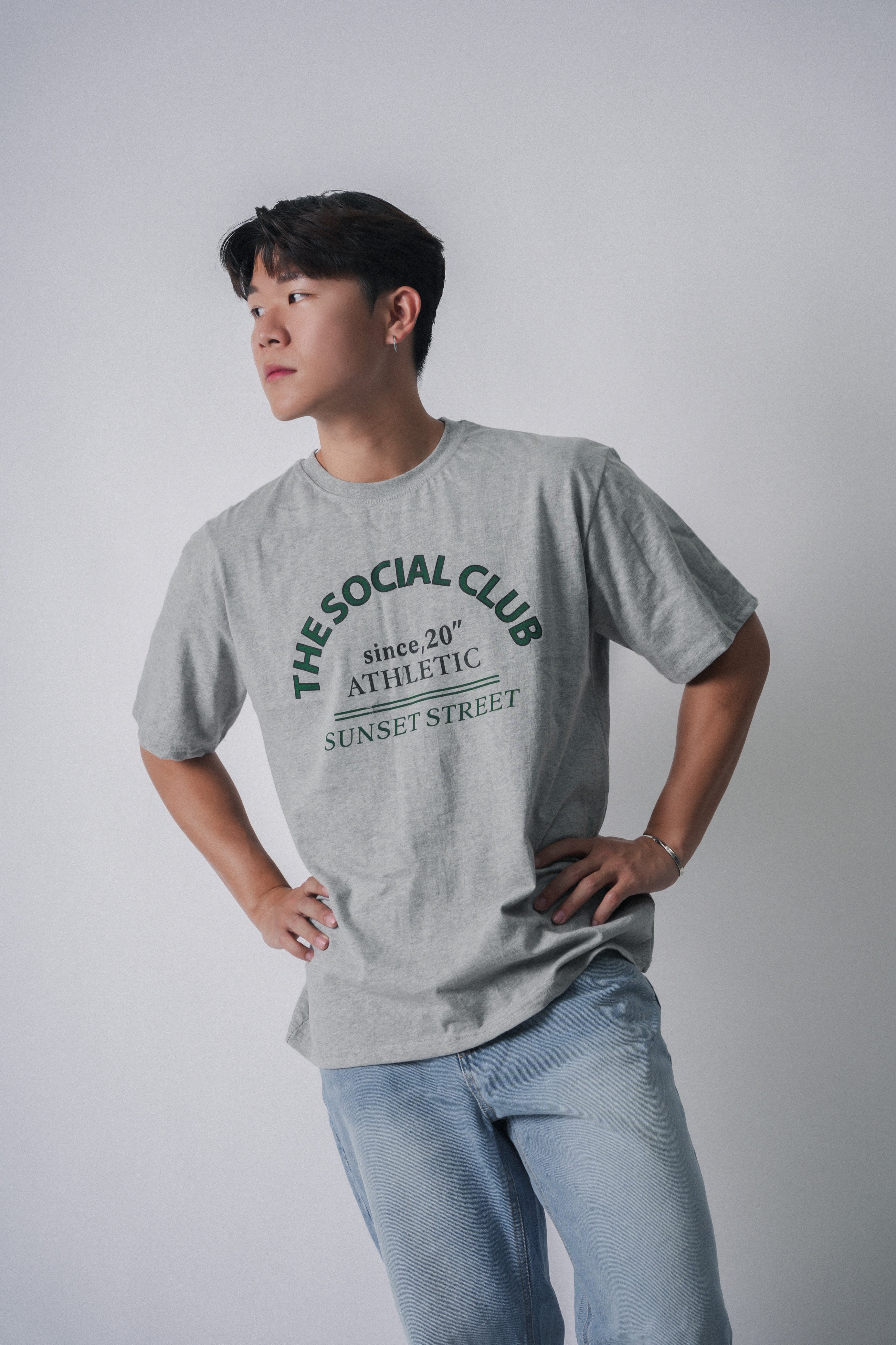 親膚韓系短袖上衣Sunset Street Tee - 韓國男裝