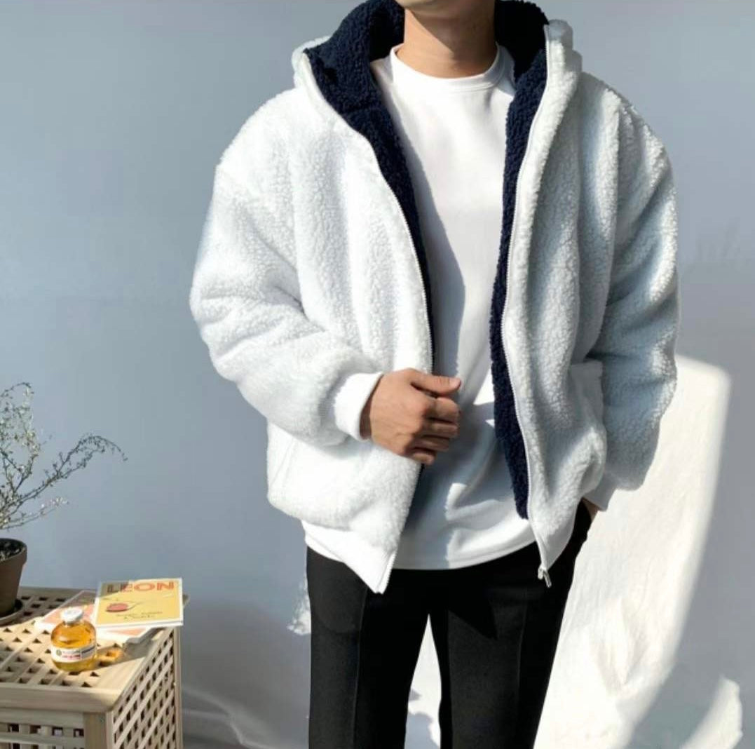 超柔軟外套Borg Jacket-韓國男裝