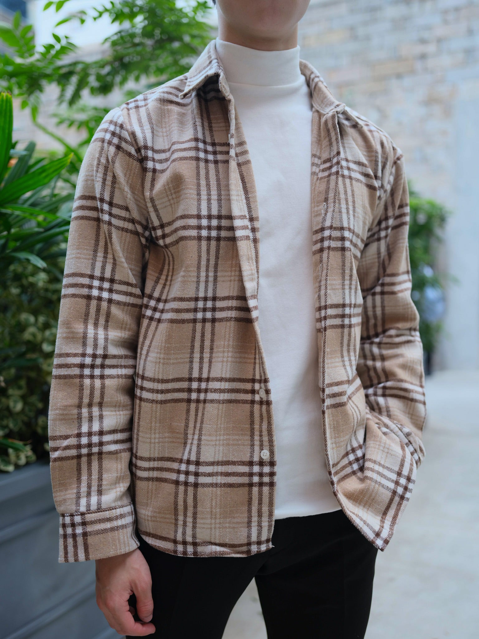 現貨 彈性半領上衣