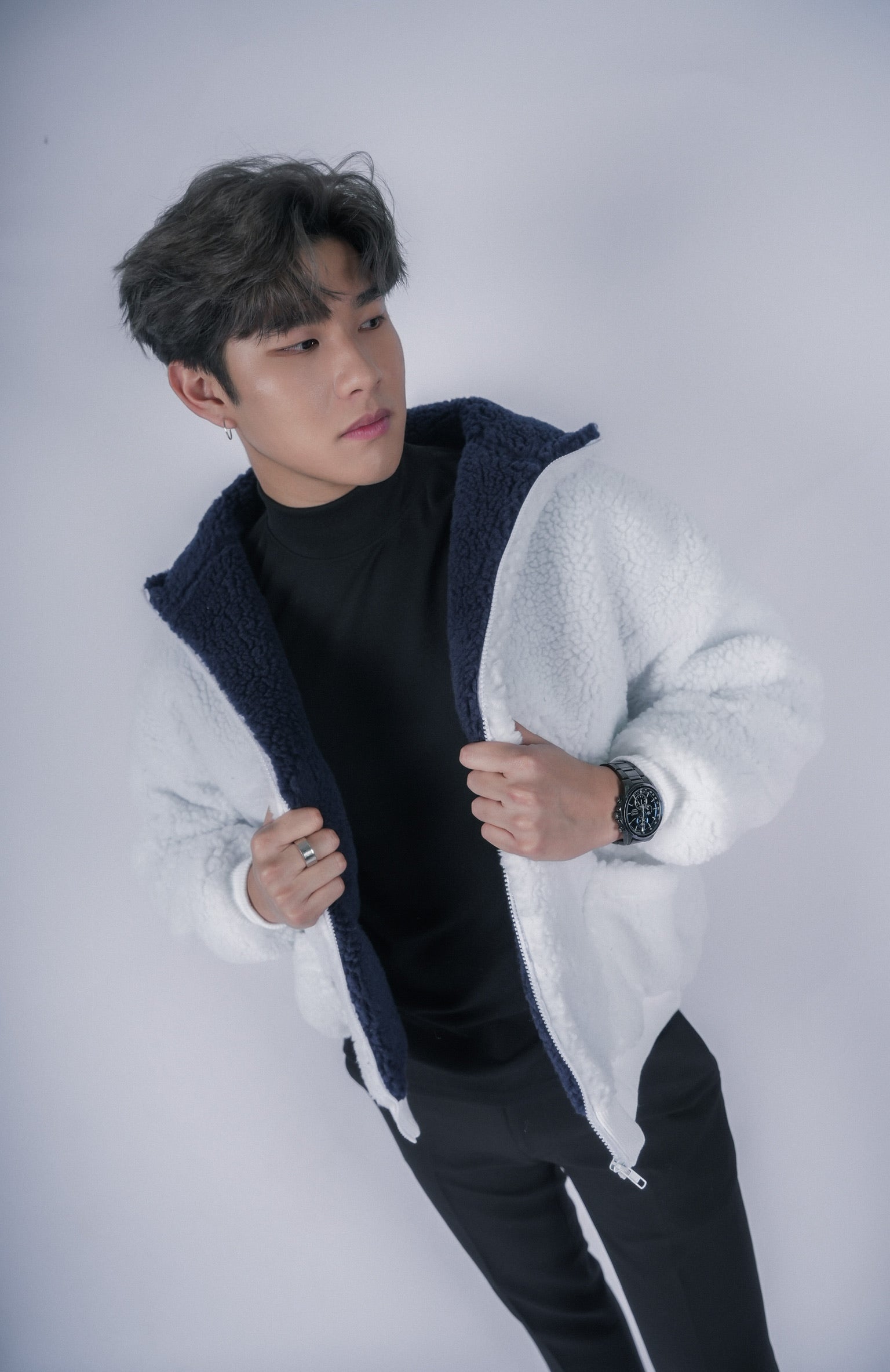 超柔軟外套Borg Jacket-韓國男裝