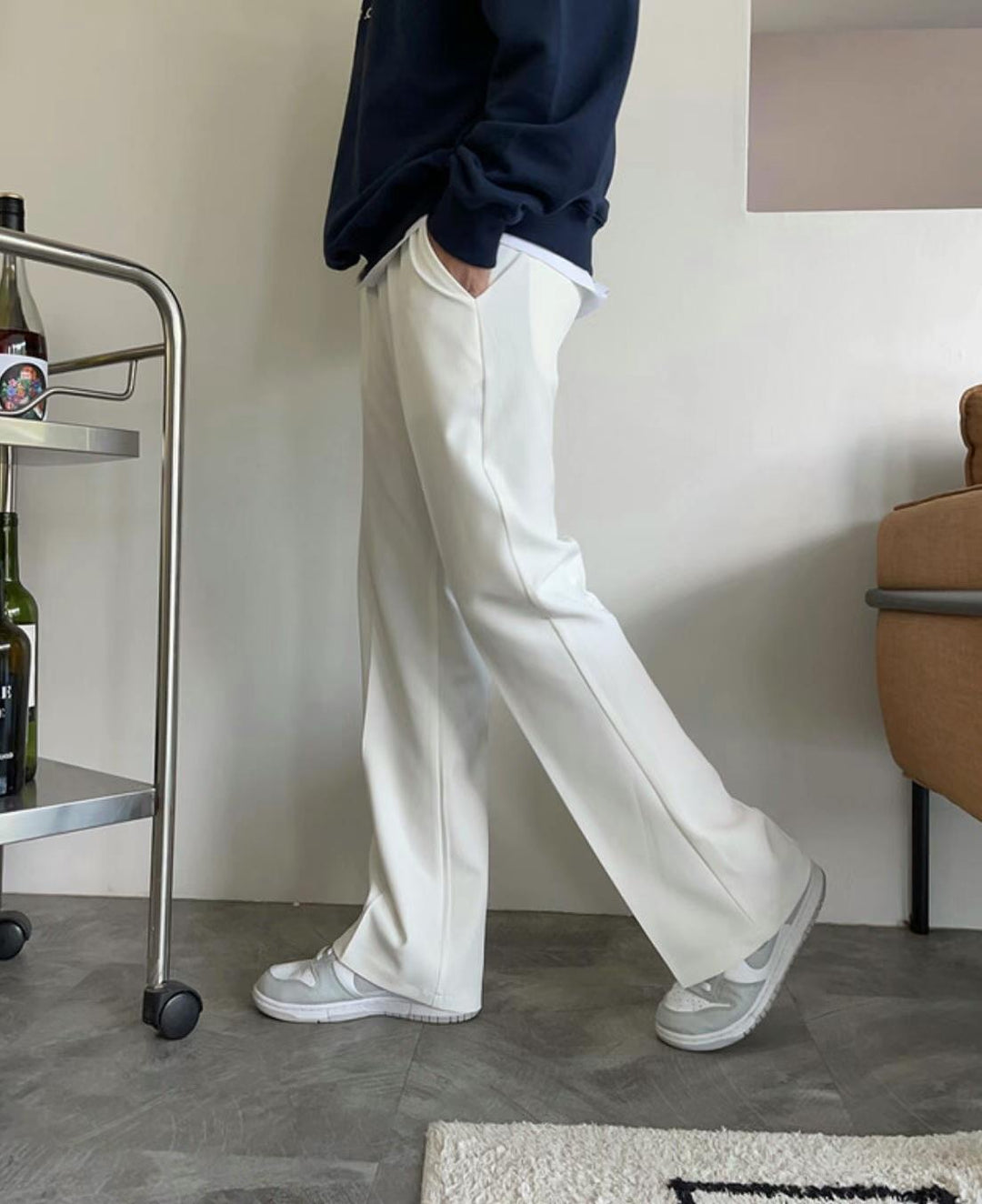 彈性落地長褲Comfy Bottom - 韓國男裝