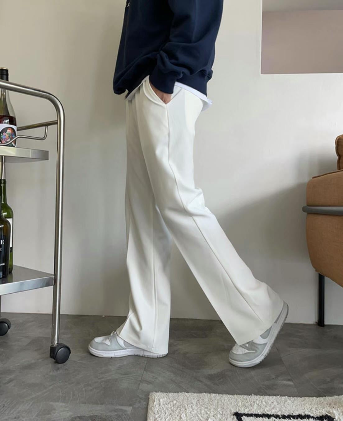 彈性落地長褲Comfy Bottom - 韓國男裝