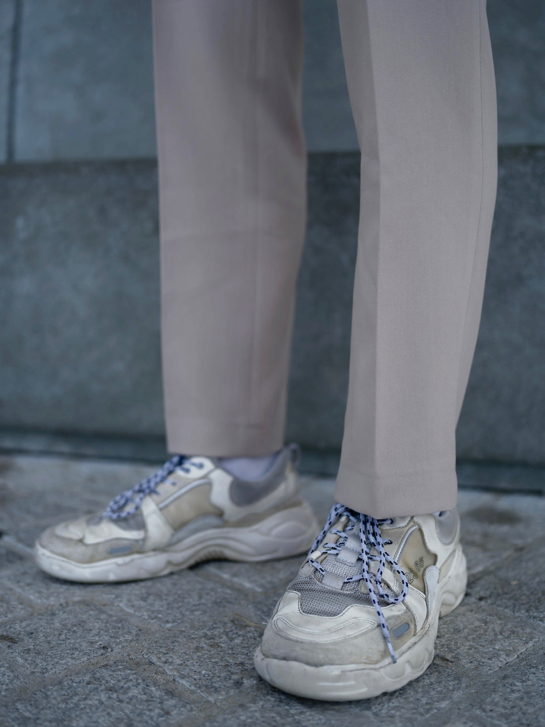 米色日常長褲Daily Beige Bottom-韓國男裝