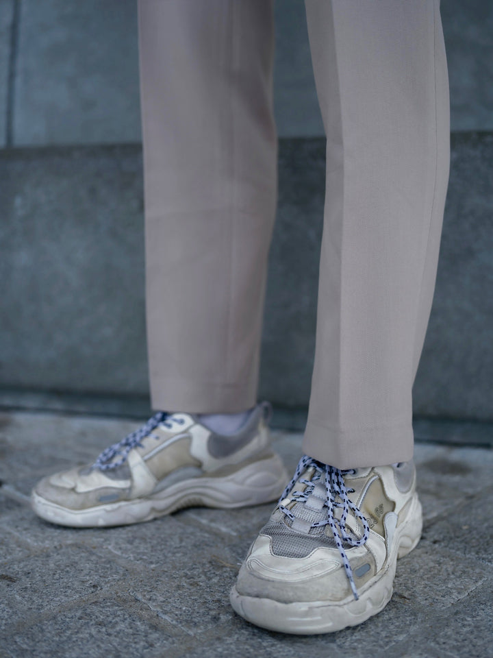 米色日常長褲Daily Beige Bottom-韓國男裝