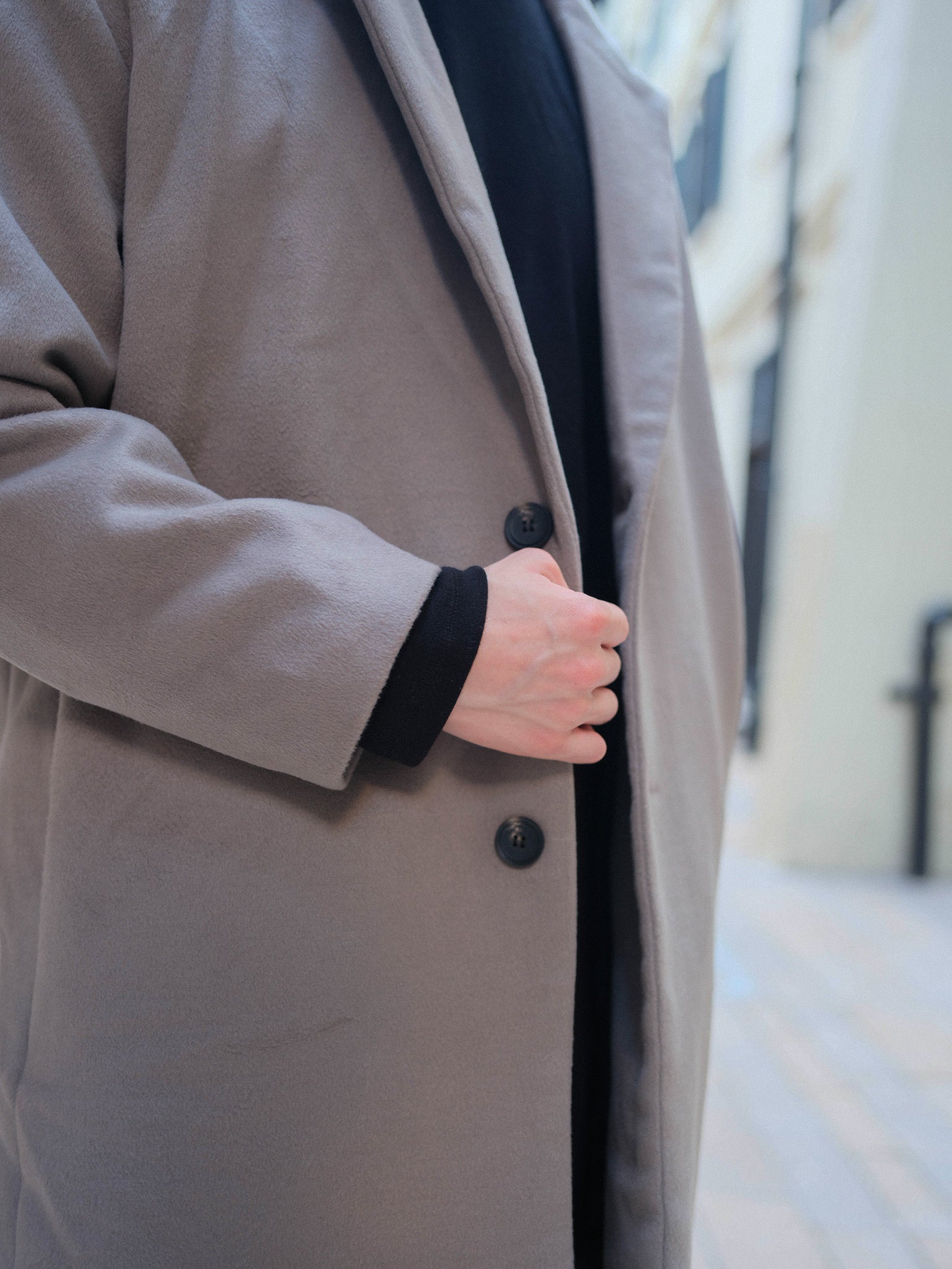 啡色大衣Brown Coat-韓國男裝