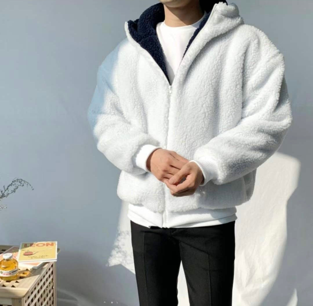 超柔軟外套Borg Jacket-韓國男裝