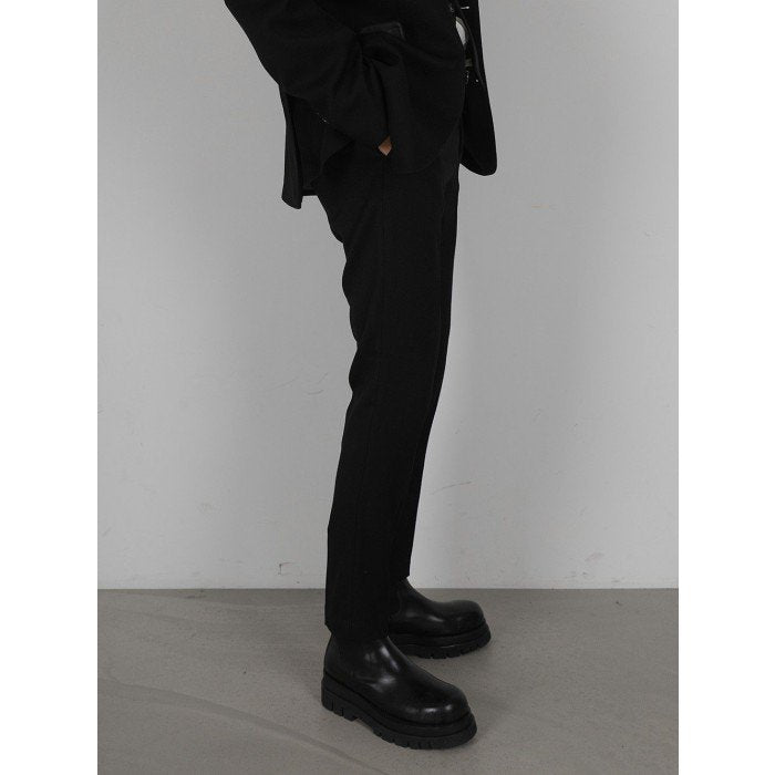 韓國男裝-Black Suit - Bottom