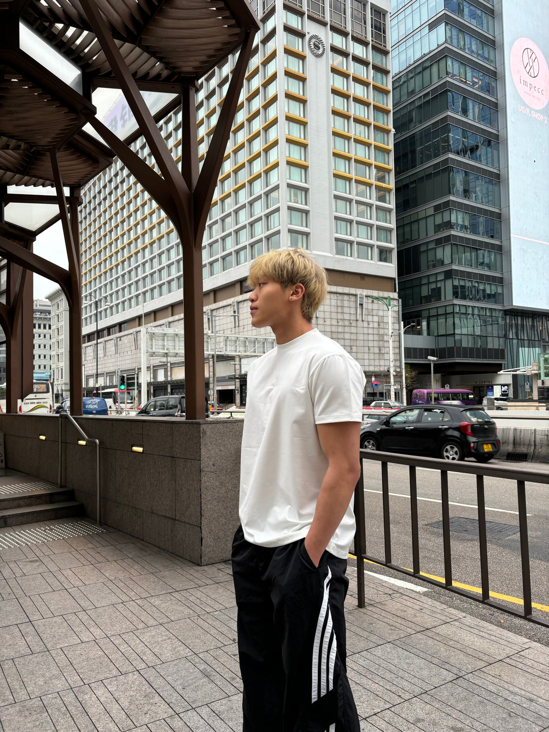 短袖彈性上衣 (4色)