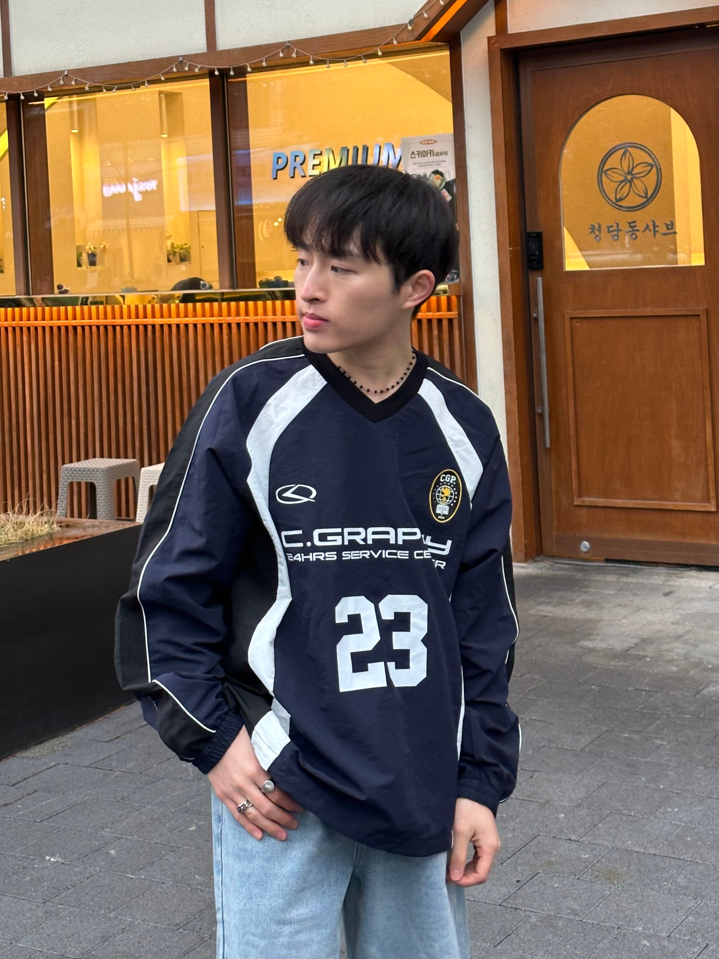 [小個子ok!]水洗漸變藍牛仔褲 香港男裝