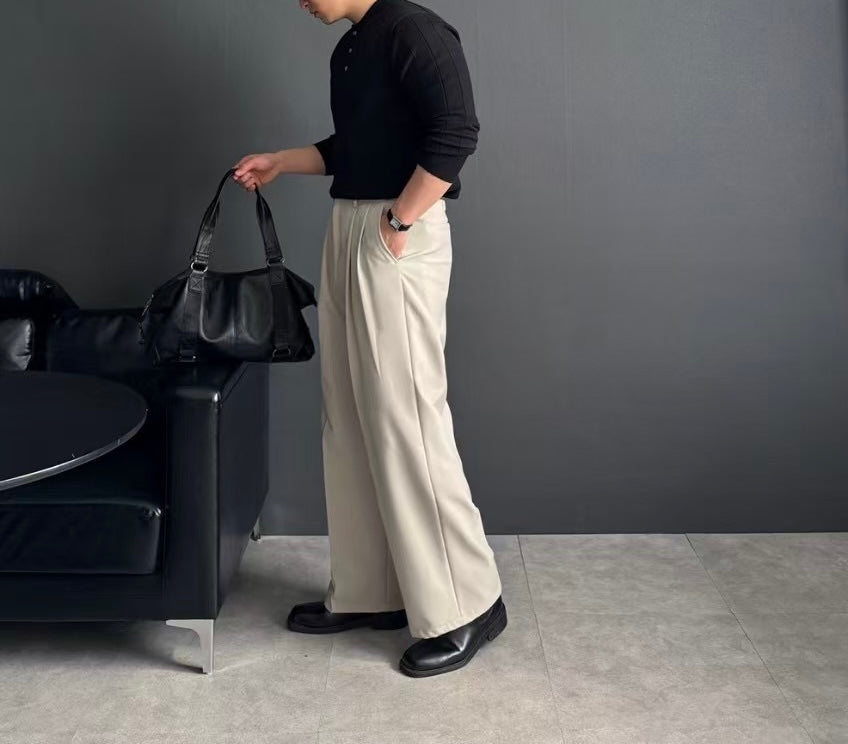 落地西裝長褲 韓國男裝