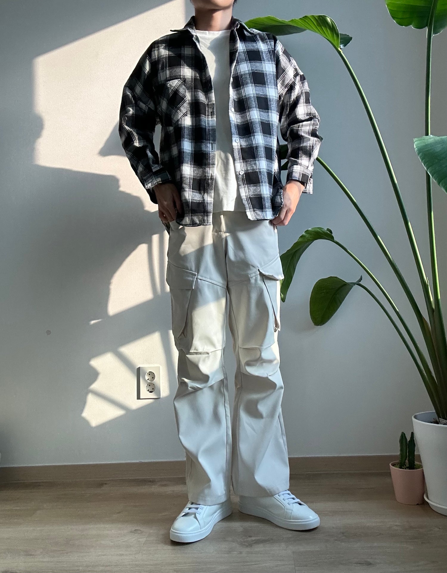 側袋工裝褲 香港男裝褲