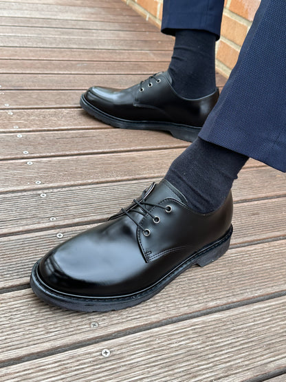 韓國製皮革傳統德比鞋