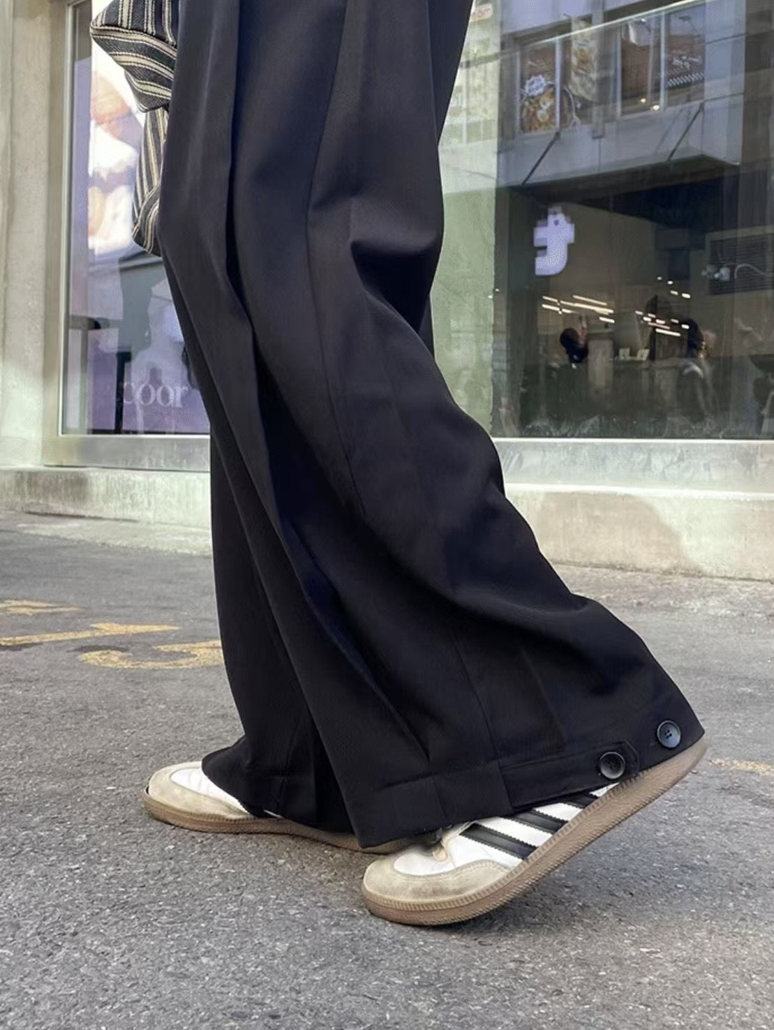 垂墜感西裝長褲