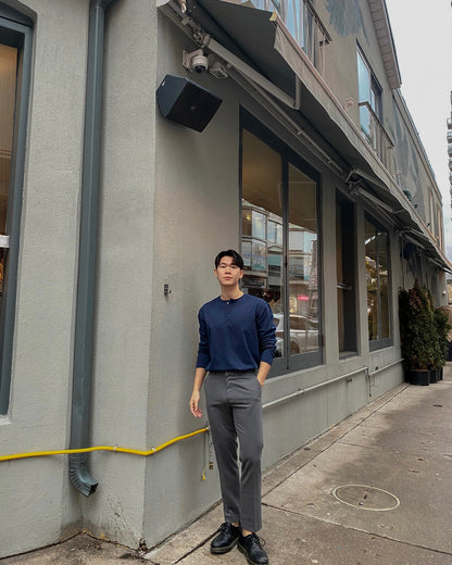 直筒基本款長褲