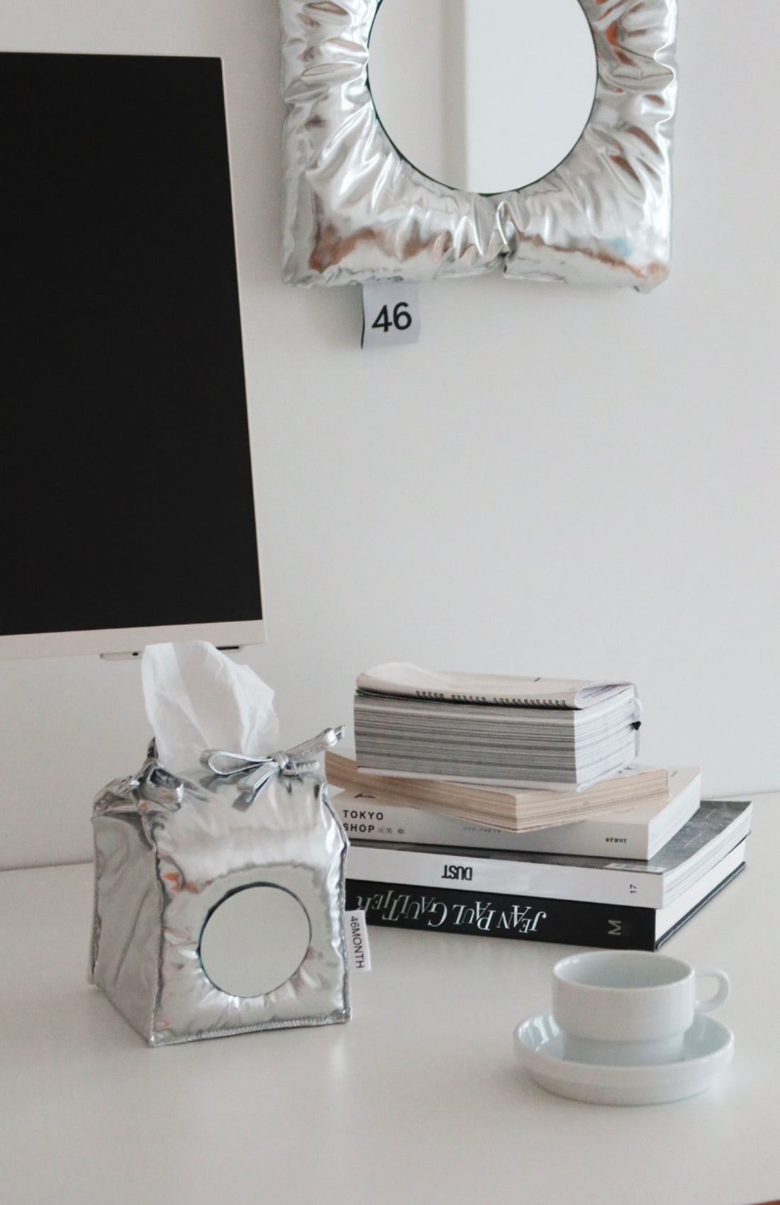 [精緻Y2K]鏡面反光紙巾盒