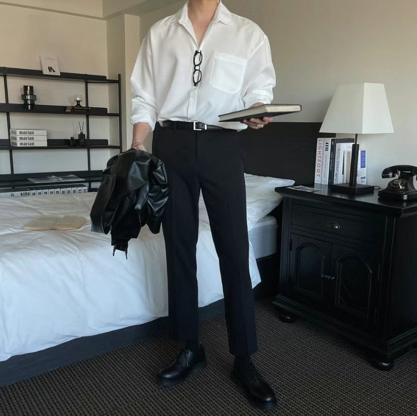 直筒基本款長褲