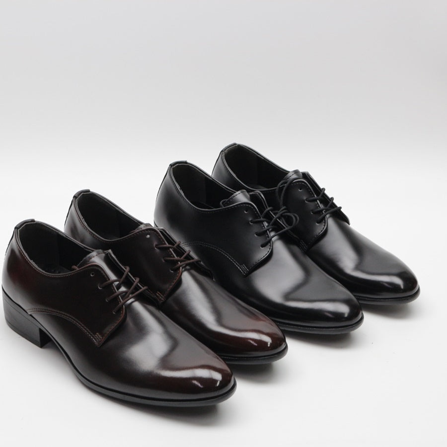 韓國製皮革德比鞋