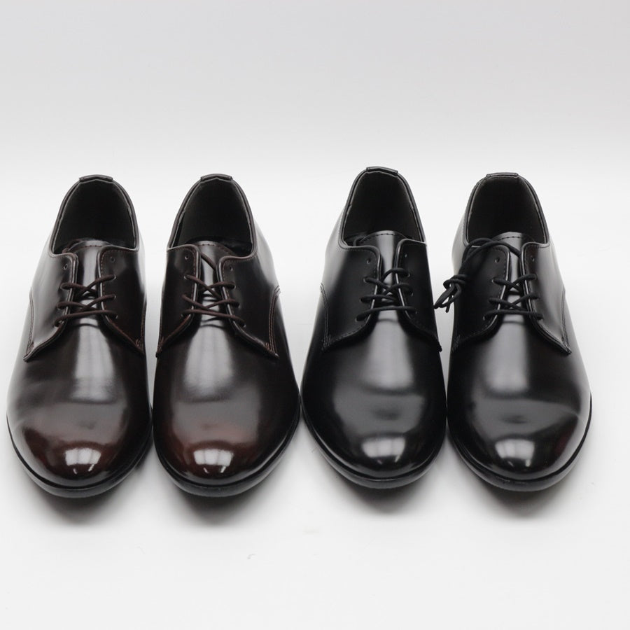 韓國製皮革德比鞋