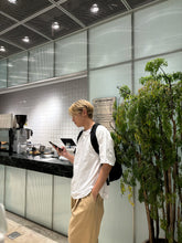 Coffee&Cig短袖白色上衣 男裝衫 