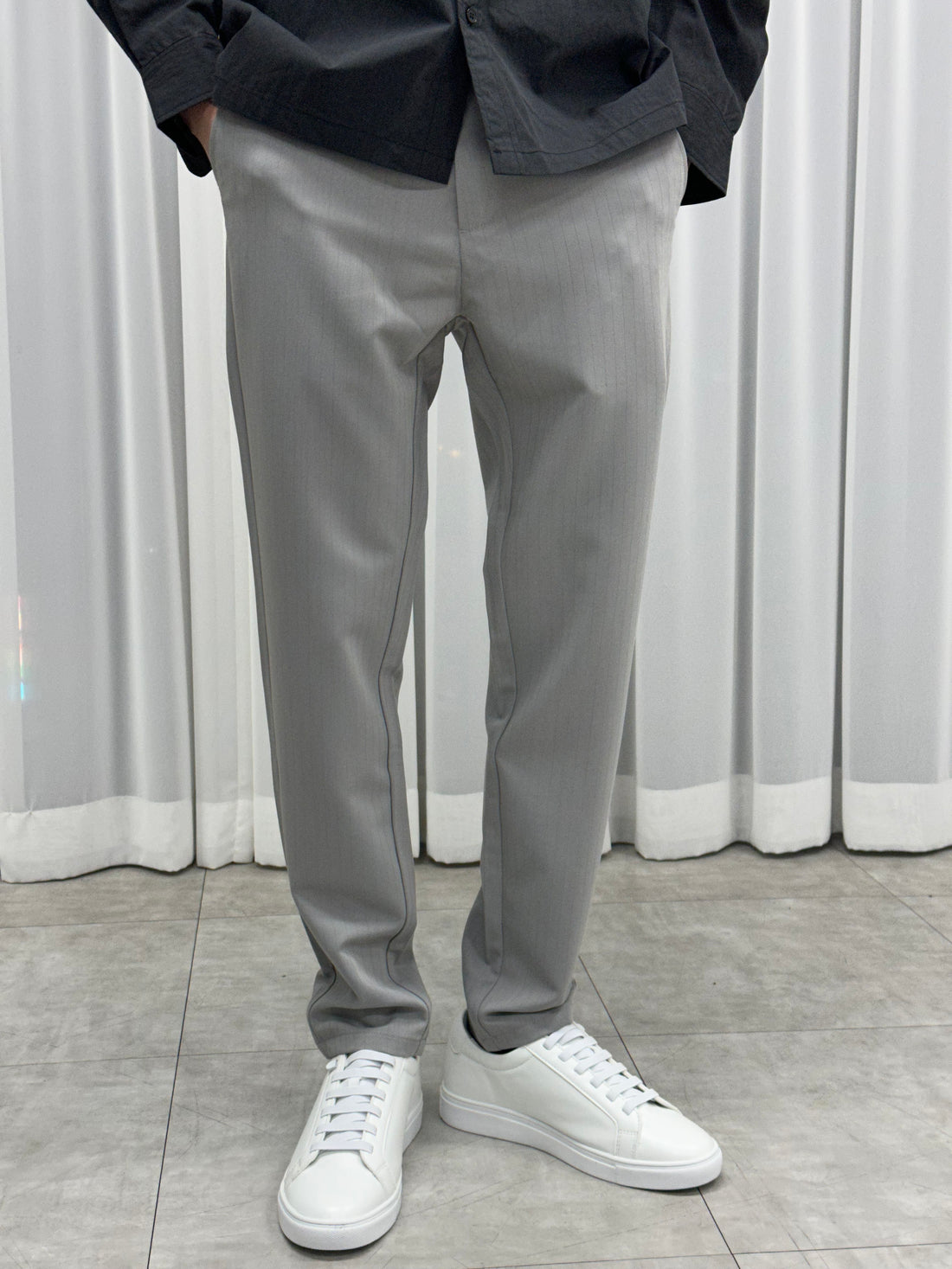 [韓國製增高3cm]純白波鞋