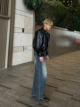 深藍落地牛仔褲 韓國男裝