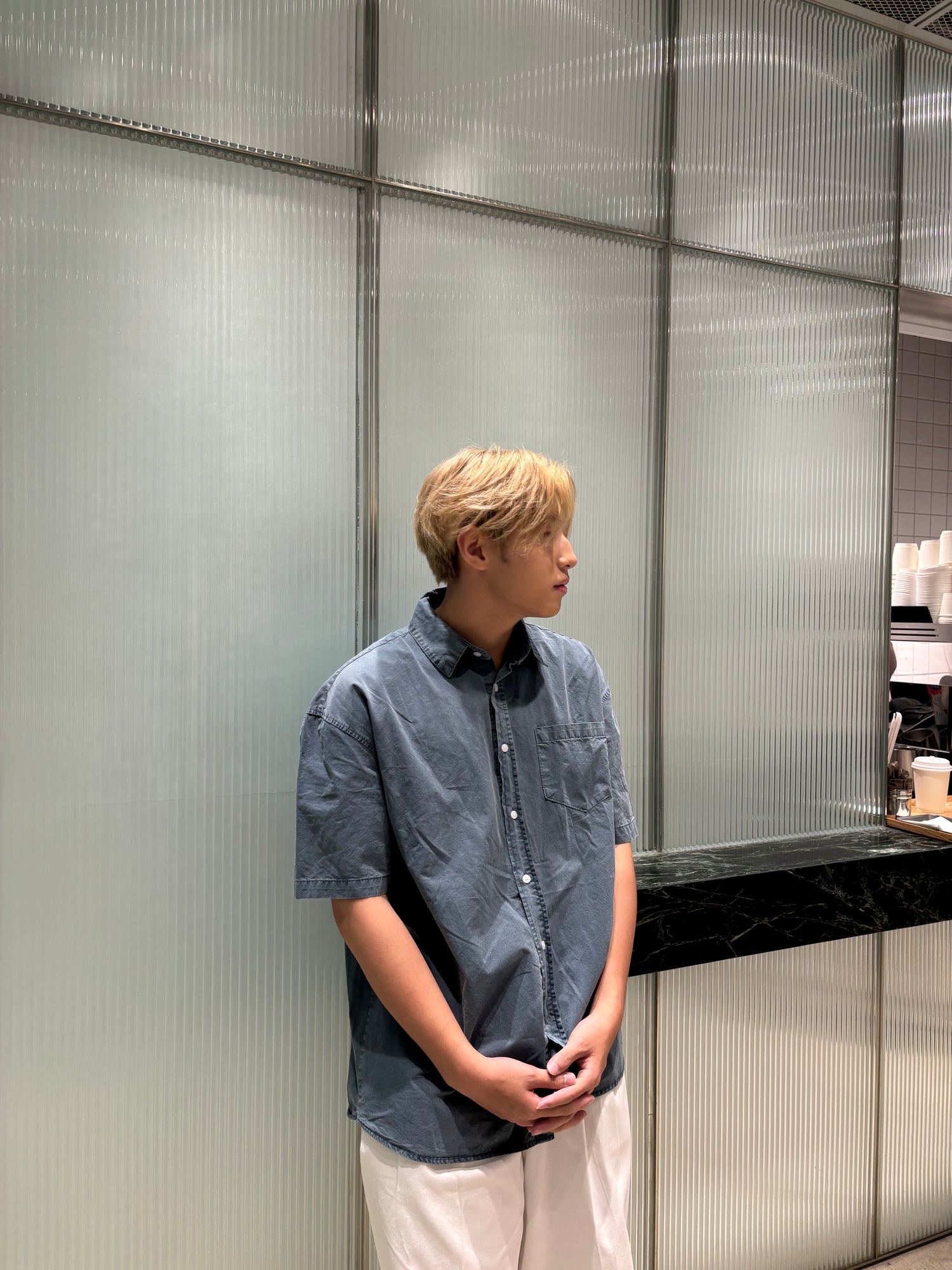 基本款短袖襯衫