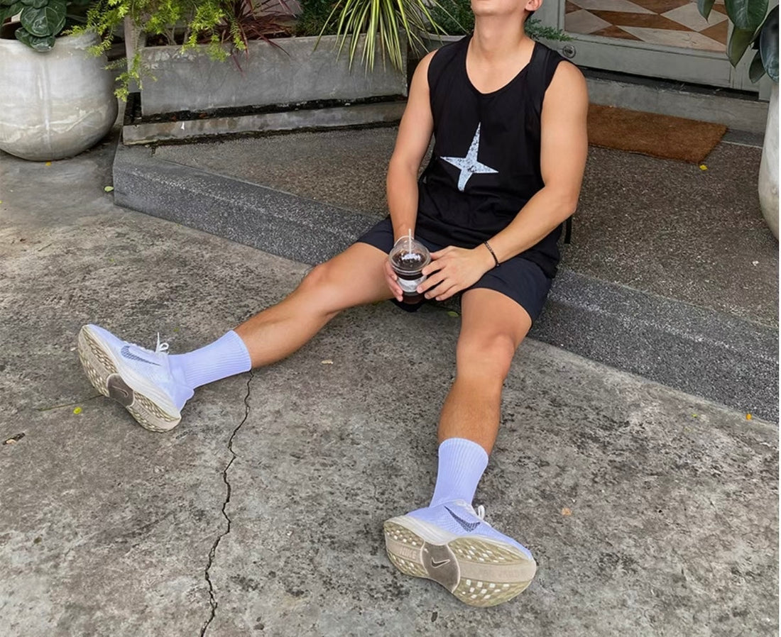 寬鬆四邊星背心 香港男裝