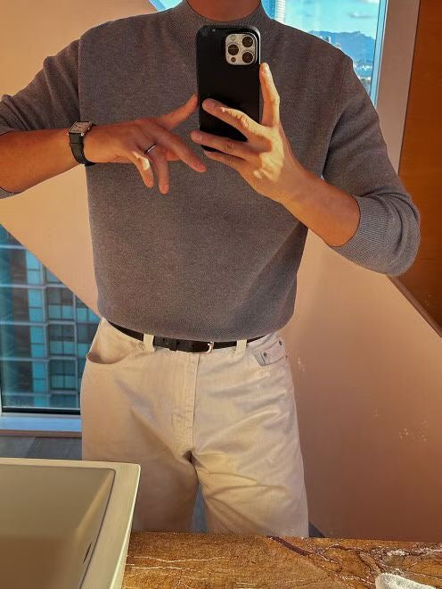 柔軟親膚半領上衣