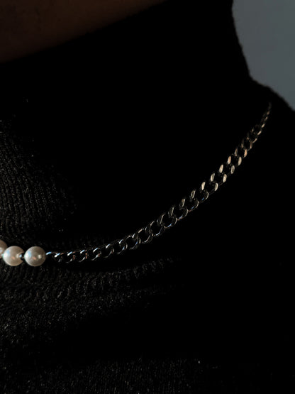 現貨 Pearl Cuban Necklace