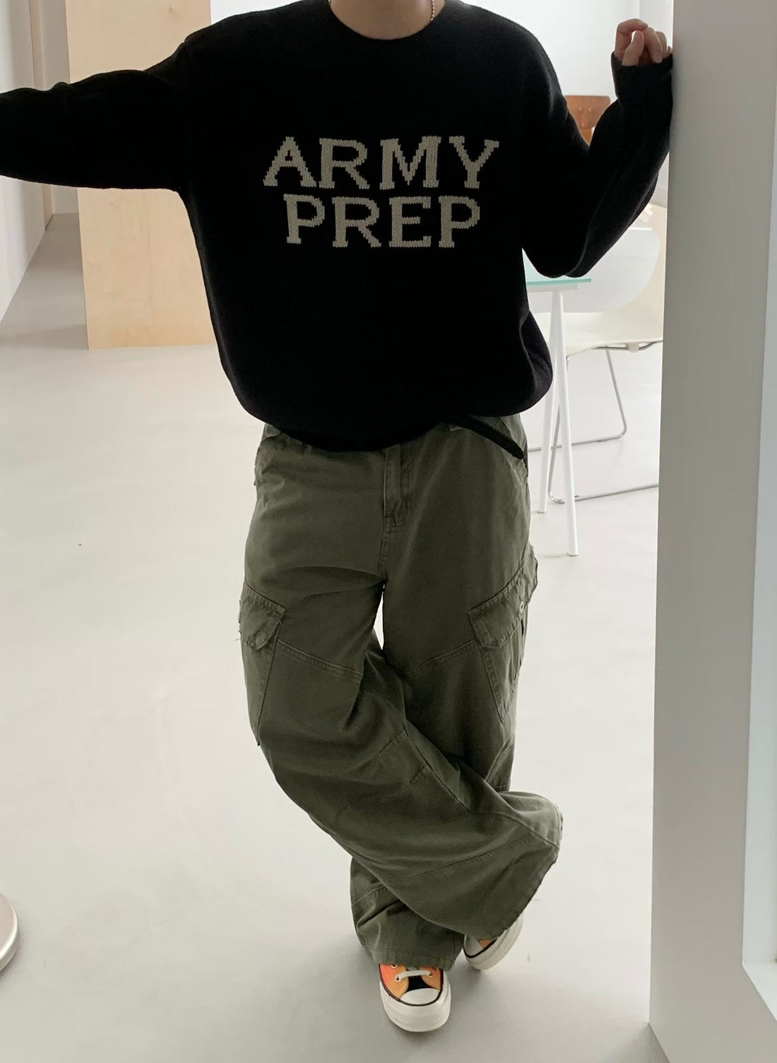 ArmyPrep針織長袖冷衫