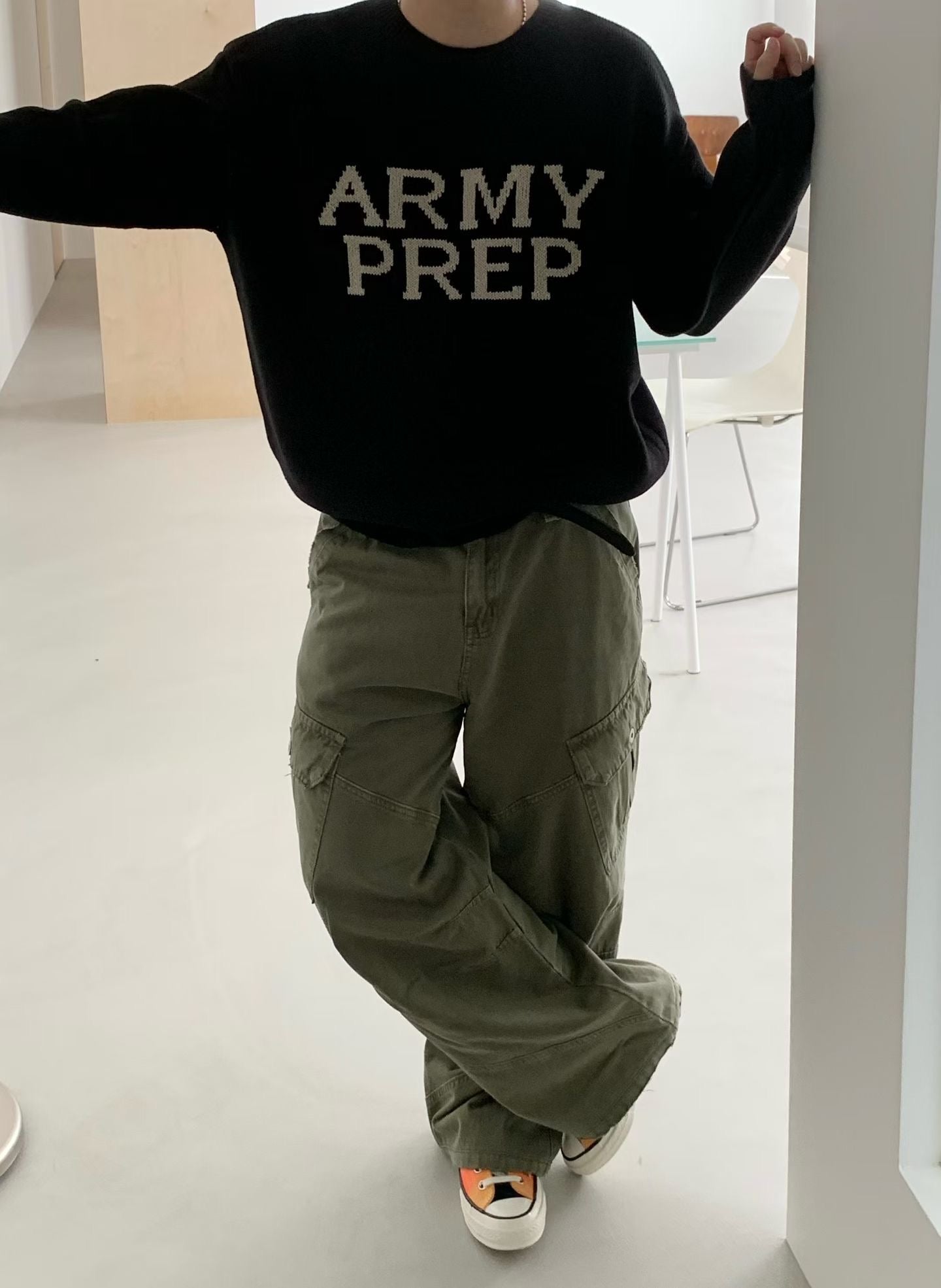 ArmyPrep針織長袖冷衫