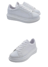 [韓國製增高4cm]純色輕身波鞋