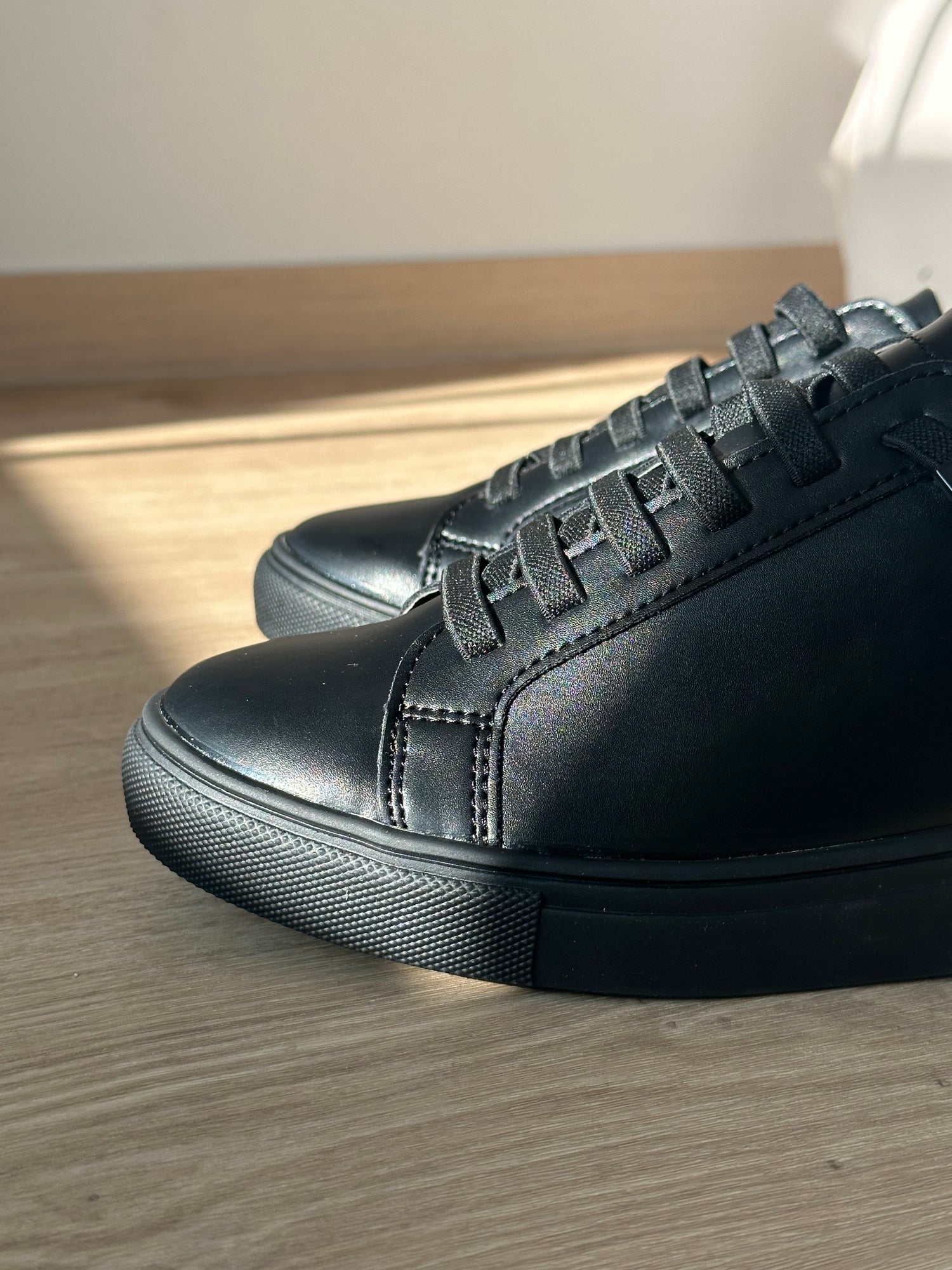 [韓國製增高3cm]純白波鞋