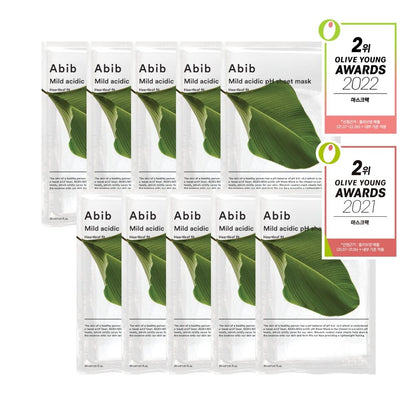 [熱門面膜]Abib弱酸性面膜5/10片裝