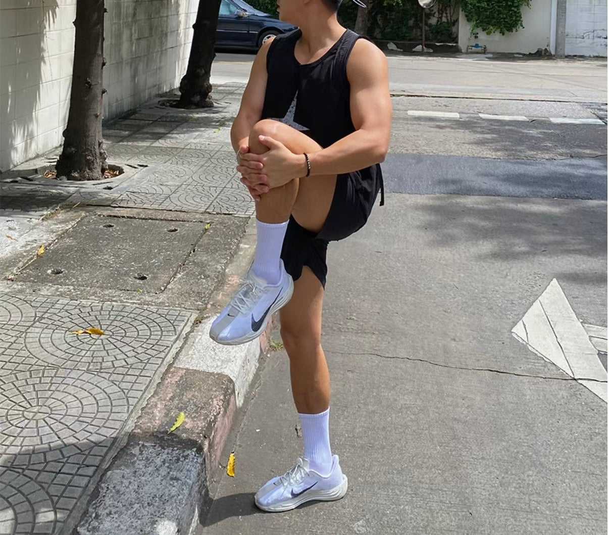 寬鬆四邊星背心 香港男裝