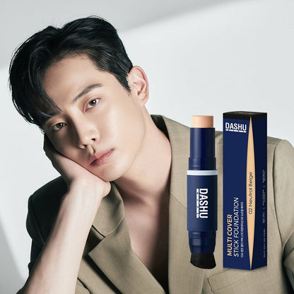 [男士遮瑕]Dashu自然遮瑕粉底棒(2色)