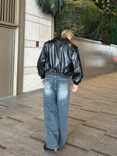 深藍落地牛仔褲 韓國男裝