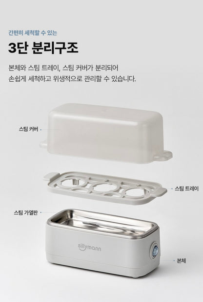 [三種雞蛋模式]糖心/半熟/全熟蒸蛋器(3粒)