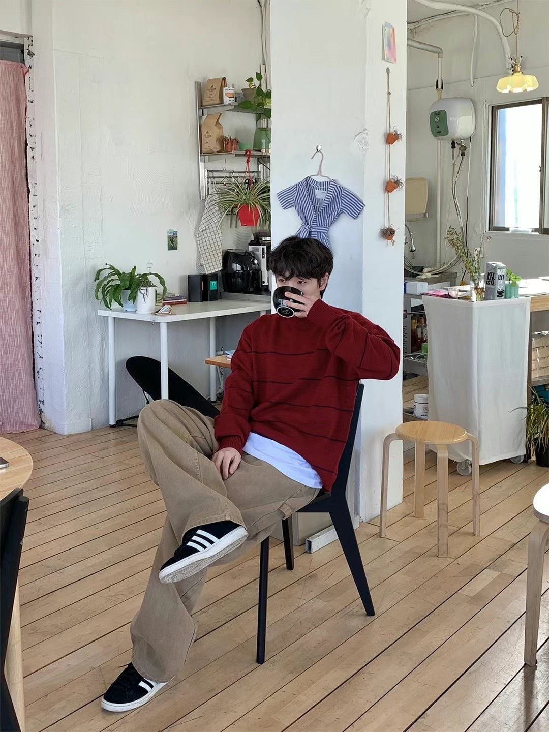 間紋親膚毛衣 香港男裝