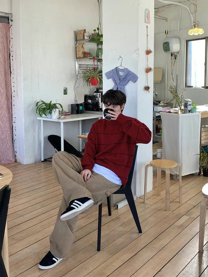 間紋親膚毛衣 香港男裝