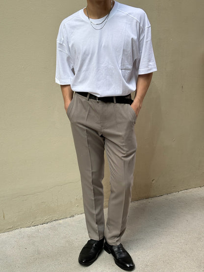 基本直腳長褲 香港男裝