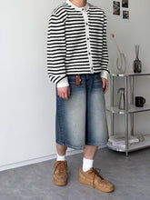 中長過膝牛仔褲 韓國男裝