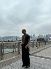 [自家品牌]純棉碳灰短袖上衣 韓國男裝