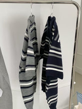  混色間條針織短袖上衣 男裝衫