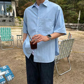 韓系短袖襯衫