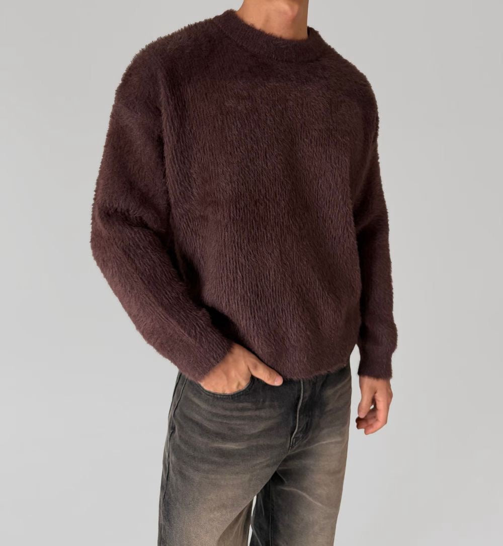 超柔軟長袖毛上衣