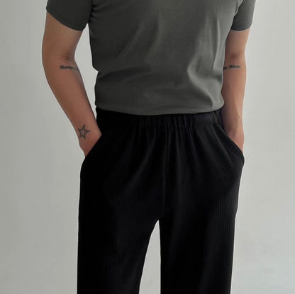 落地親膚長褲 - 韓國男裝