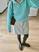 <情侶裝系列>麻花針織長袖上衣