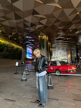 深藍落地牛仔褲 韓國男裝