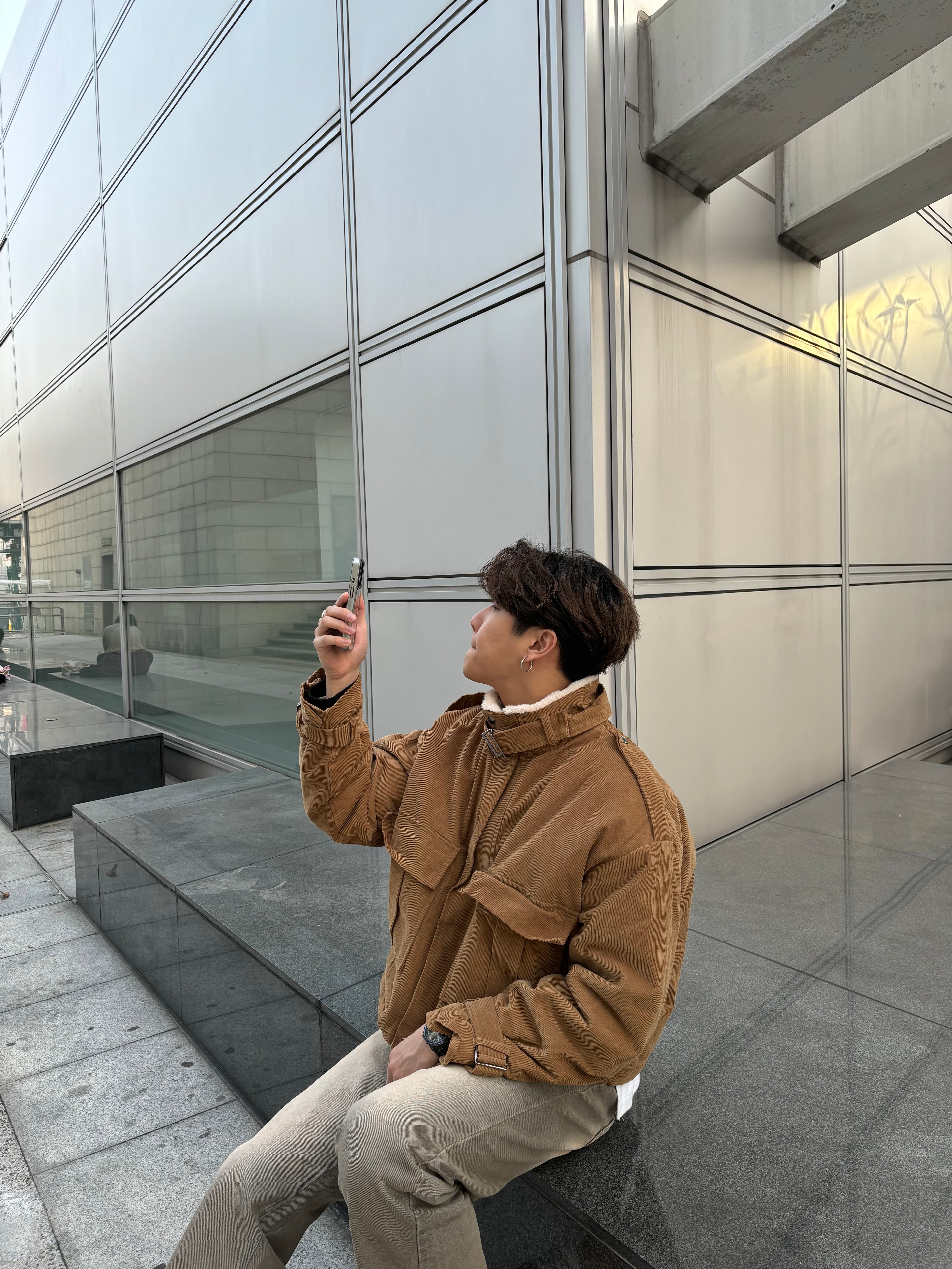 毛毛領挺身短褸